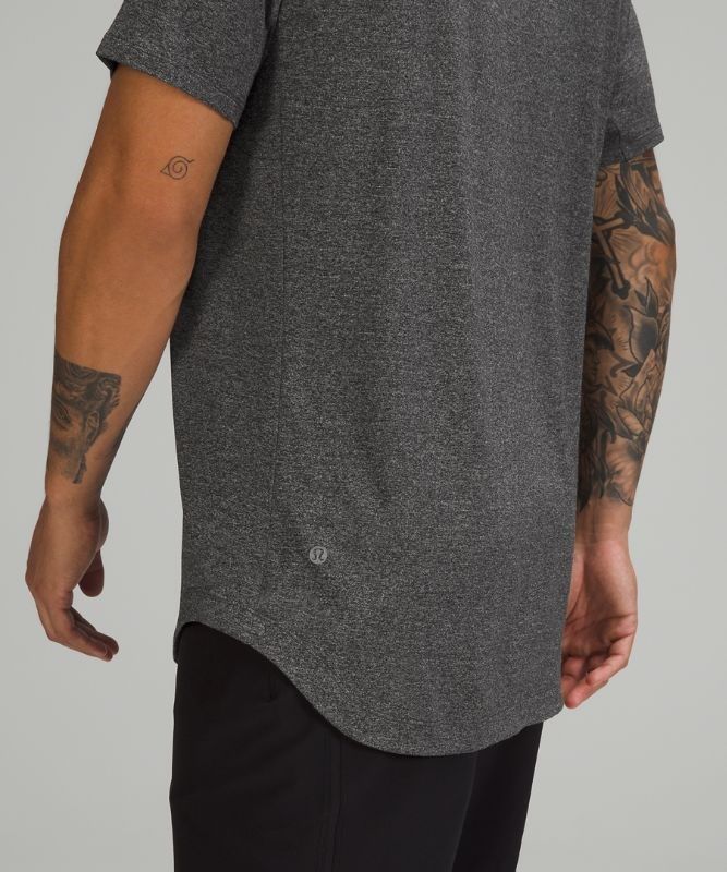 Lululemon Drysense Training Short Sleeve Shirt Blast Herr Svarta Grå | WTZR-27608