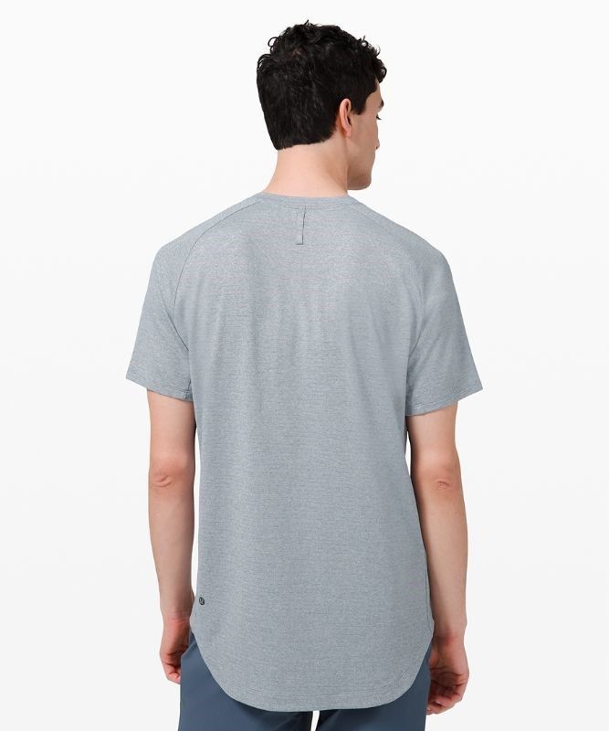 Lululemon Drysense Training Short Sleeve Shirt Blast Herr Vita | SWVF-74029