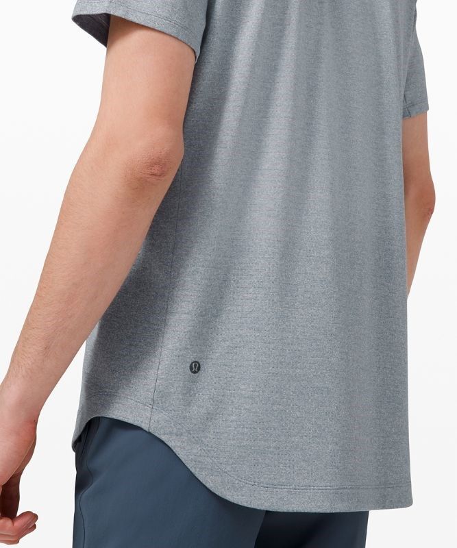 Lululemon Drysense Training Short Sleeve Shirt Blast Herr Vita | SWVF-74029
