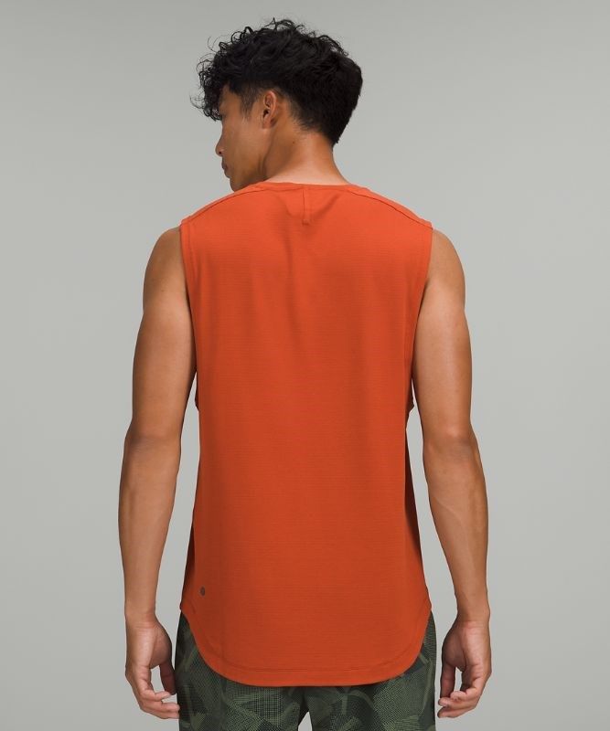 Lululemon Drysense Training Sleeveless Blast Herr Mörkröda | QFVH-59732