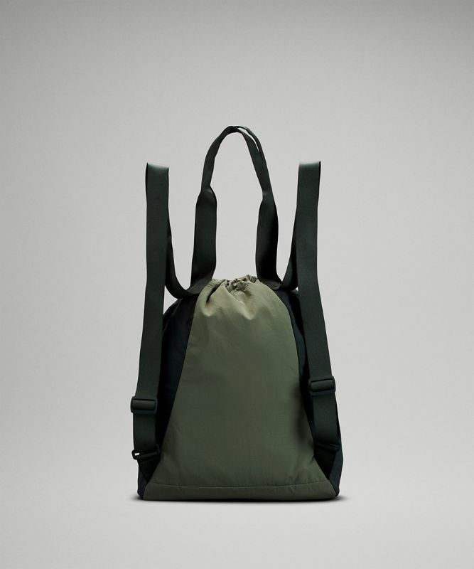Lululemon Dual Function Backpack To Tote Väskor Accessories Gröna Gröna | GORJ-87156