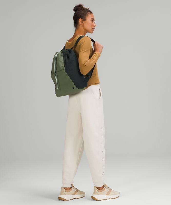 Lululemon Dual Function Backpack To Tote Väskor Accessories Gröna Gröna | GORJ-87156