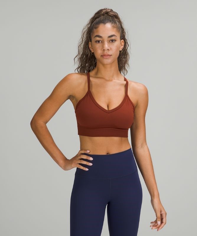 Lululemon Ebb to Street Bra C/D Sport BH Dam Bruna | XGWL-80697