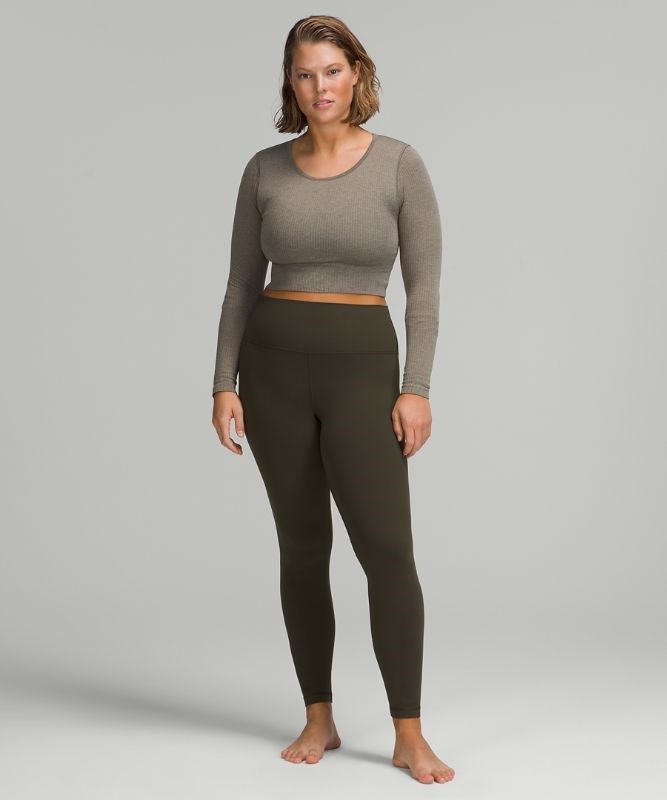 Lululemon Ebb to Street Long Sleeve Shirt Blast Dam Rover | RJGV-18753