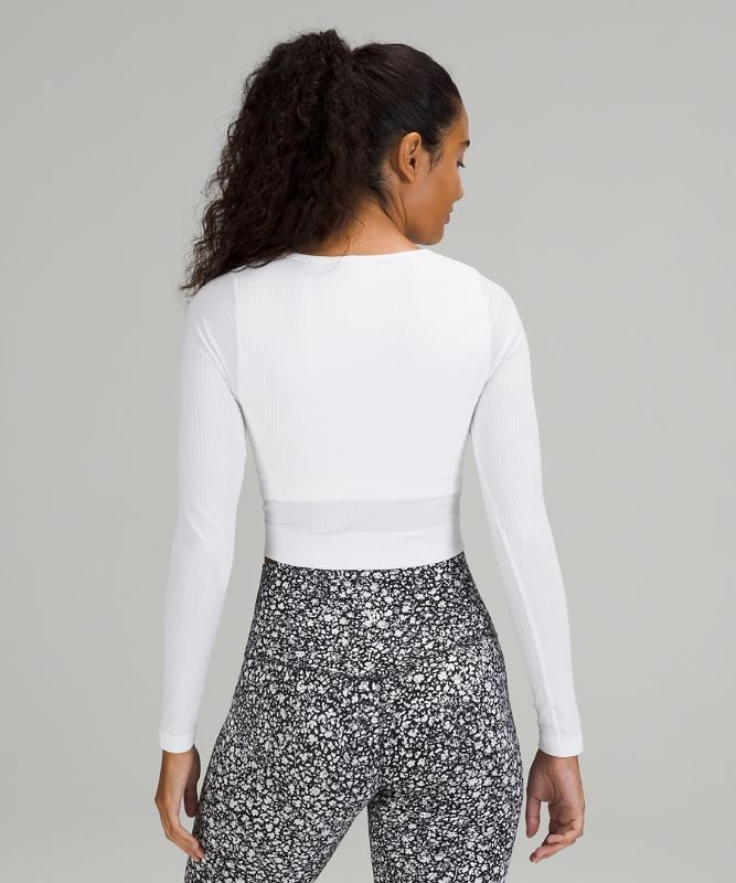 Lululemon Ebb to Street Long Sleeve Shirt Blast Dam Vita | IUDF-92681