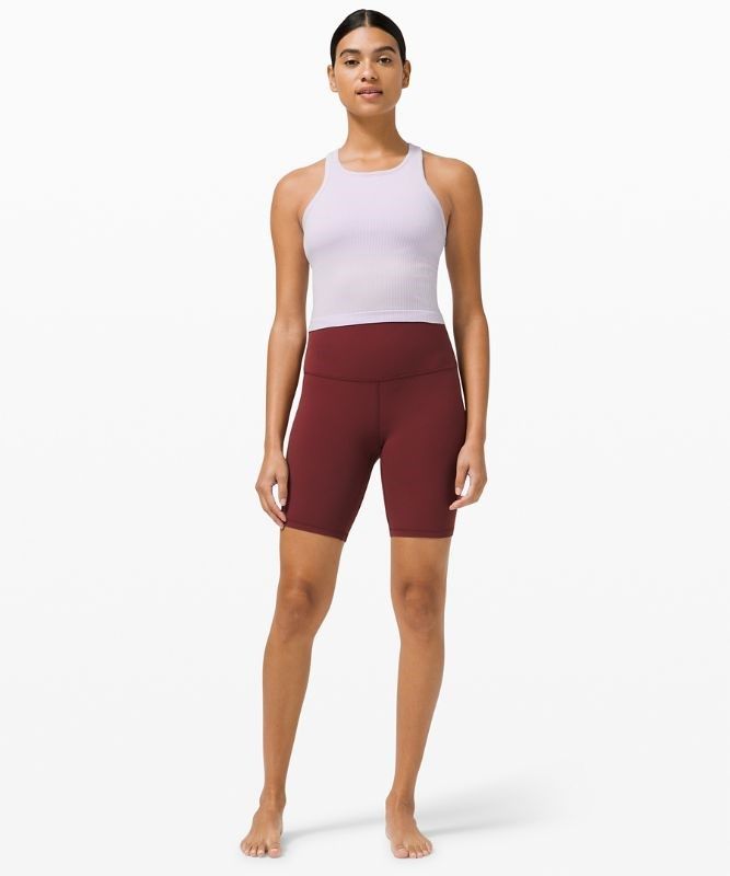 Lululemon Ebb to Street RB Crop Tank Blast Dam Lavendel | QCYL-73651