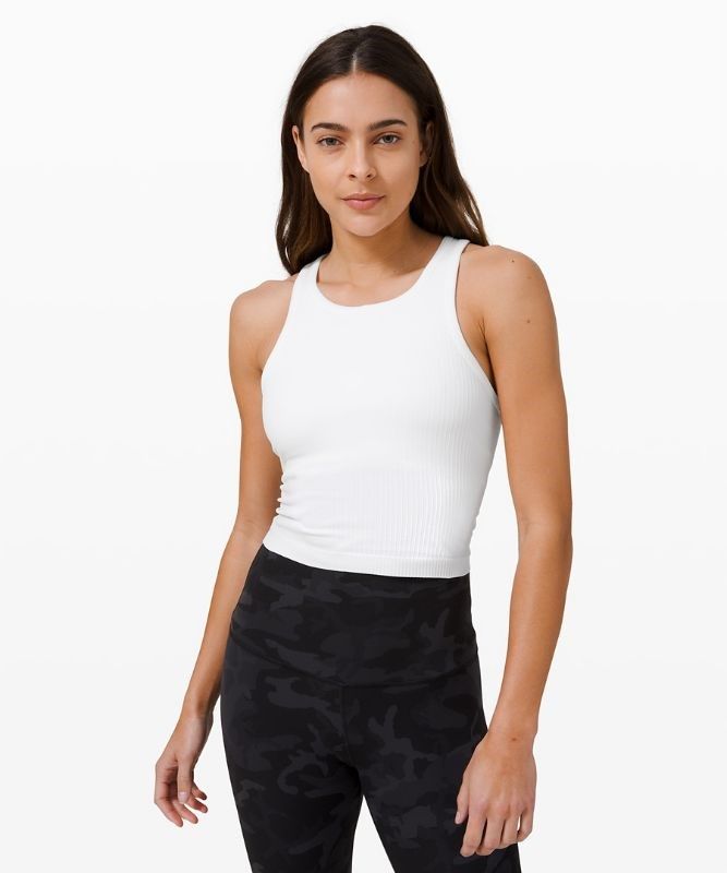 Lululemon Ebb to Street RB Crop Tank Blast Dam Vita | AZMK-92508
