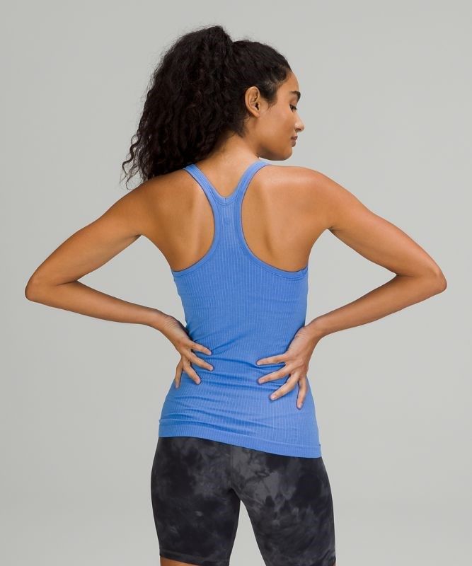 Lululemon Ebb to Street Tank Top Blast Dam Blå | DPQY-21974