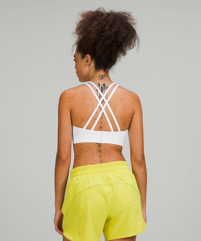 Lululemon Energy Adjustable Bra Medium Support, B Sport BH Dam Vita | NIAO-95043