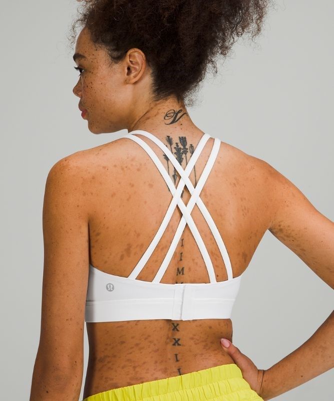 Lululemon Energy Adjustable Bra Medium Support, B Sport BH Dam Vita | NIAO-95043