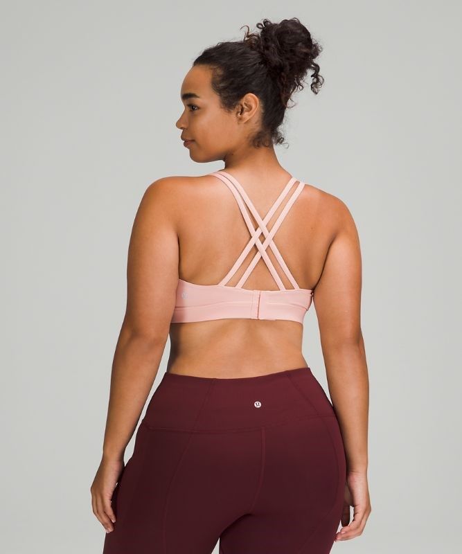 Lululemon Energy Adjustable Bra Medium Support, B Sport BH Dam Rosa Vita | KOQV-37198