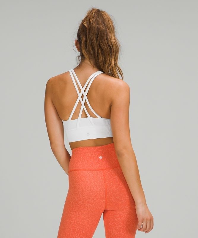 Lululemon Energy Bra High-Neck Longline Medium Support, B Sport BH Dam Vita | UPDX-31904