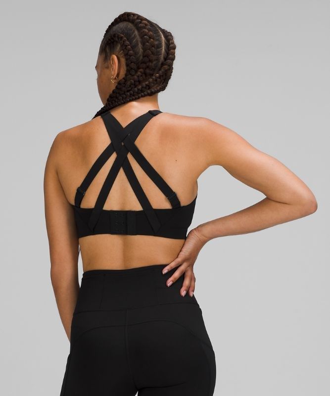 Lululemon Energy Bra High Support Sport BH Dam Svarta | QZBG-40127