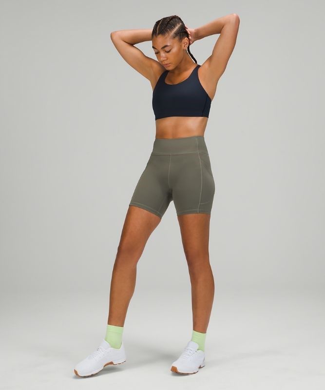 Lululemon Energy Bra High Support Sport BH Dam Marinblå | NKUA-82349