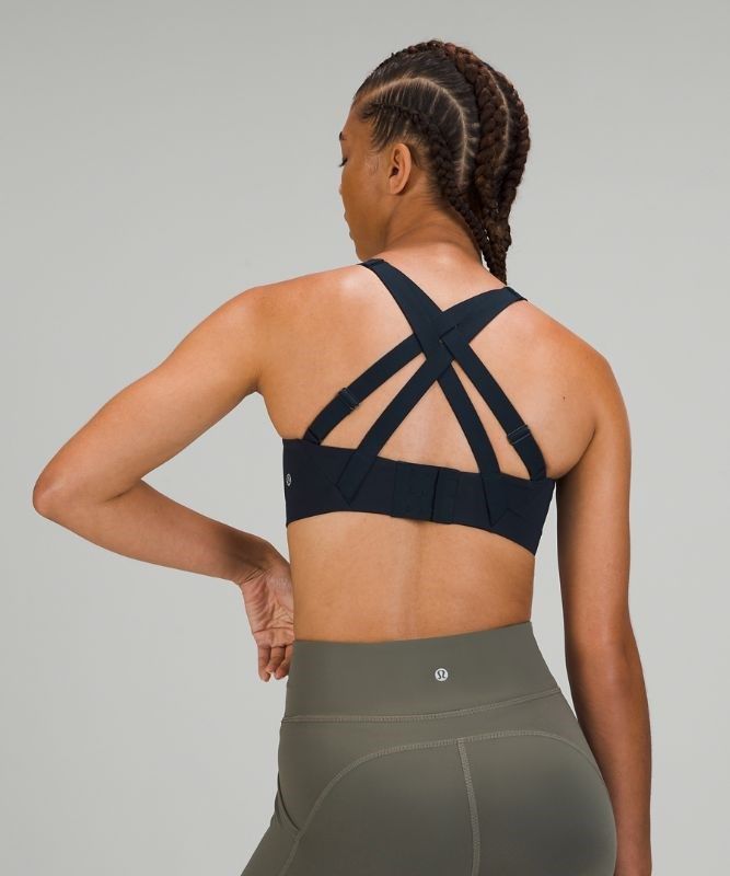 Lululemon Energy Bra High Support Sport BH Dam Marinblå | NKUA-82349