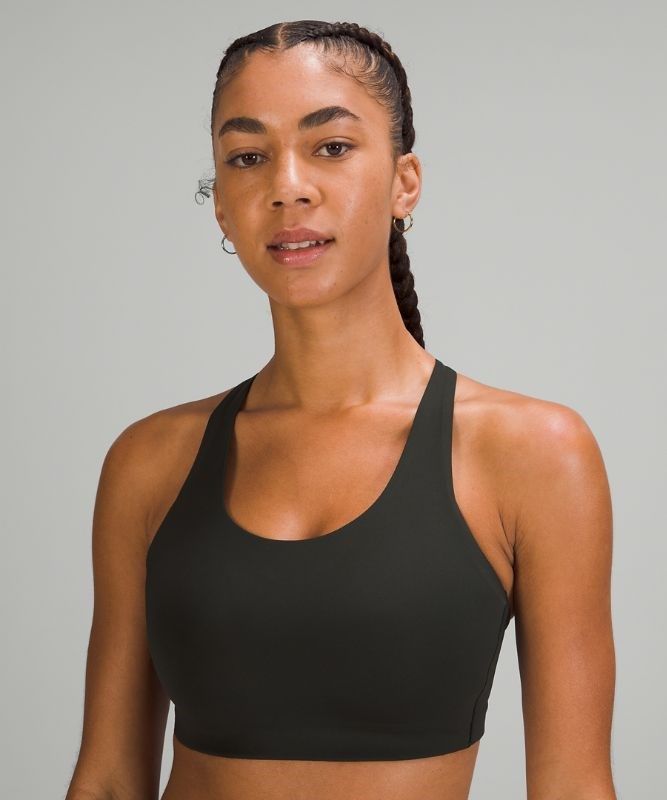 Lululemon Energy Bra High Support Sport BH Dam Gröna | ZUEJ-82195