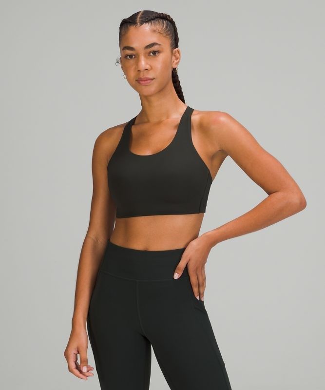 Lululemon Energy Bra High Support Sport BH Dam Gröna | ZUEJ-82195