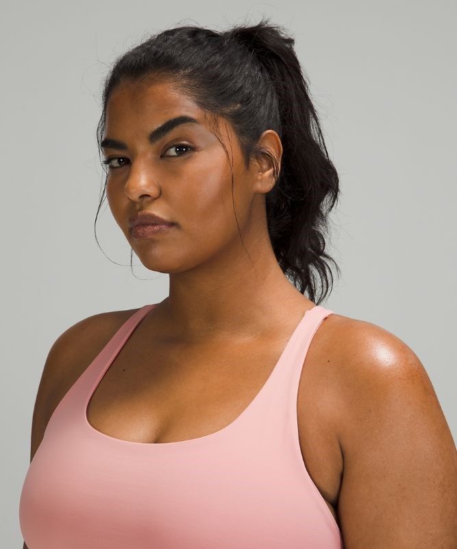 Lululemon Energy Bra Long Line Sport BH Dam Rosa | SDBL-13059