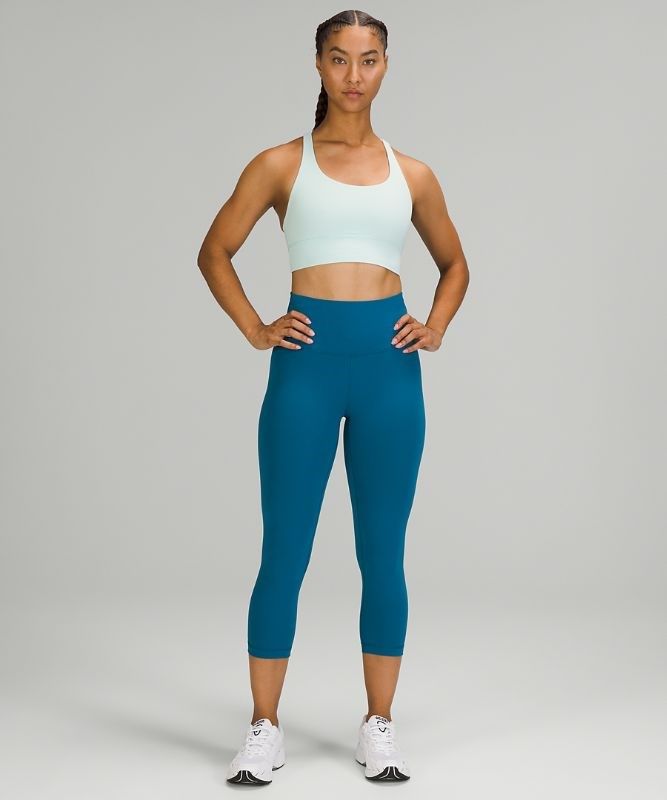 Lululemon Energy Bra Long Line Sport BH Dam Mintgröna | QYID-89625