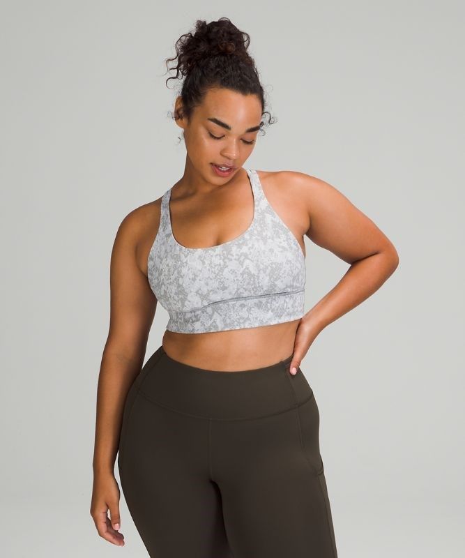 Lululemon Energy Bra Long Line Sport BH Dam Camo Olika Färger | ZCVH-43825