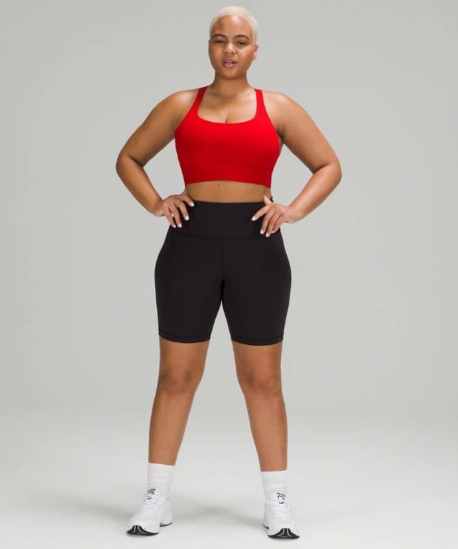 Lululemon Energy Bra Long Line Sport BH Dam Mörkröda | HEMO-49608
