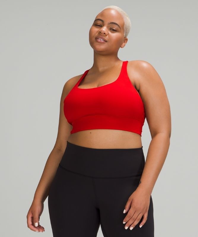 Lululemon Energy Bra Long Line Sport BH Dam Mörkröda | HEMO-49608