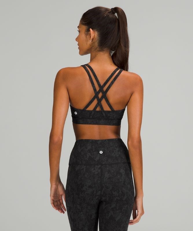 Lululemon Energy Bra Medium Support, B Sport BH Dam Camo Svarta Olika Färger | KUNS-75321