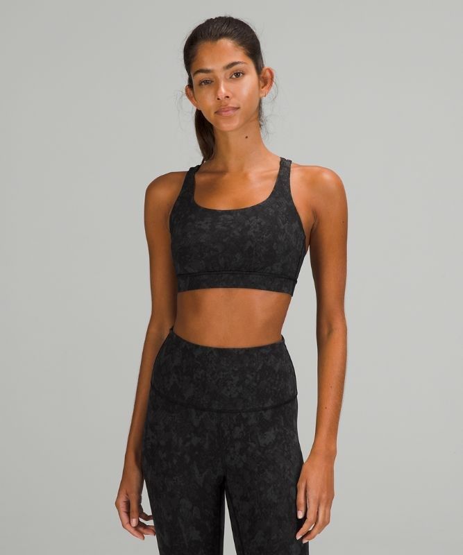 Lululemon Energy Bra Medium Support, B Sport BH Dam Camo Svarta Olika Färger | KUNS-75321