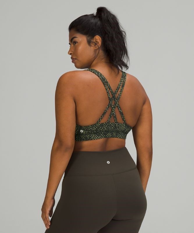 Lululemon Energy Bra Medium Support, B Sport BH Dam Gröna | JTDI-51683