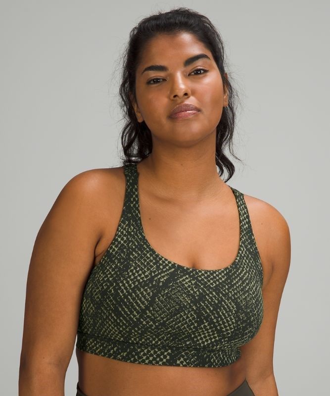 Lululemon Energy Bra Medium Support, B Sport BH Dam Gröna | JTDI-51683