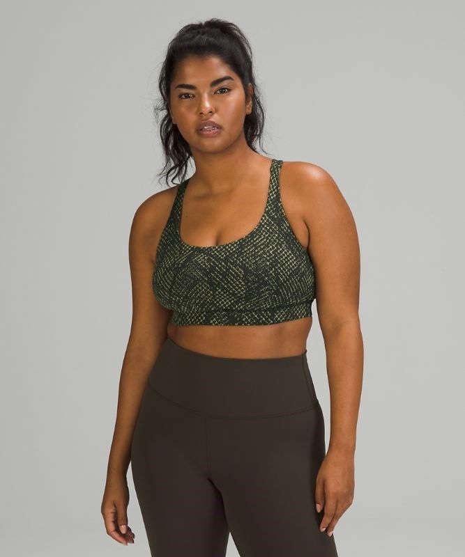 Lululemon Energy Bra Medium Support, B Sport BH Dam Gröna | JTDI-51683