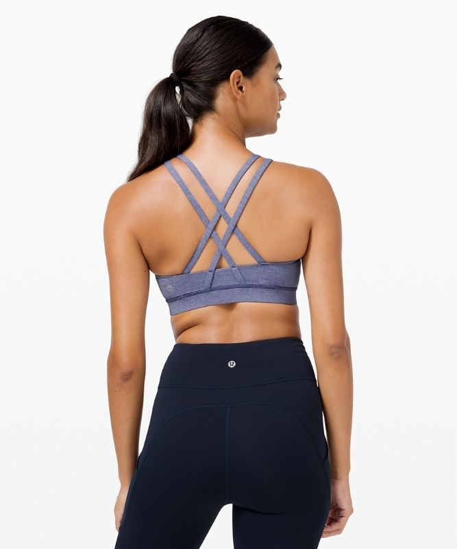 Lululemon Energy Bra Sport BH Dam Svarta Vita | MDZN-96587