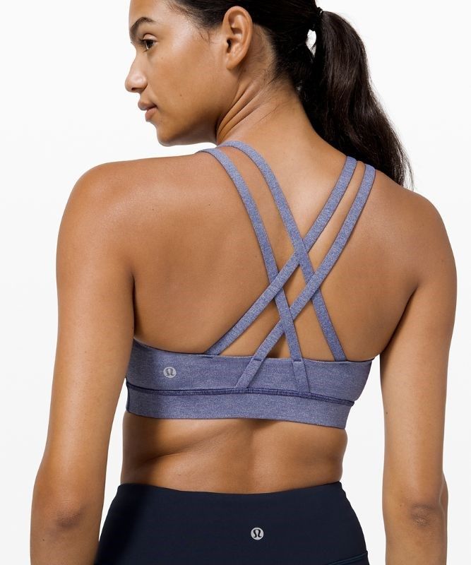 Lululemon Energy Bra Sport BH Dam Svarta Vita | MDZN-96587
