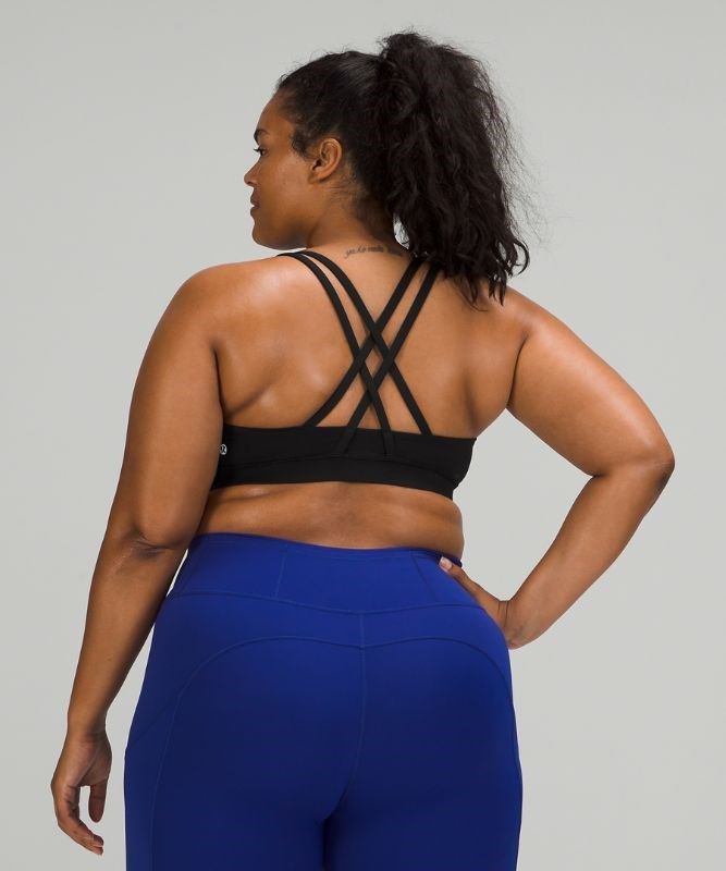 Lululemon Energy Bra Sport BH Dam Svarta | XGFZ-80691