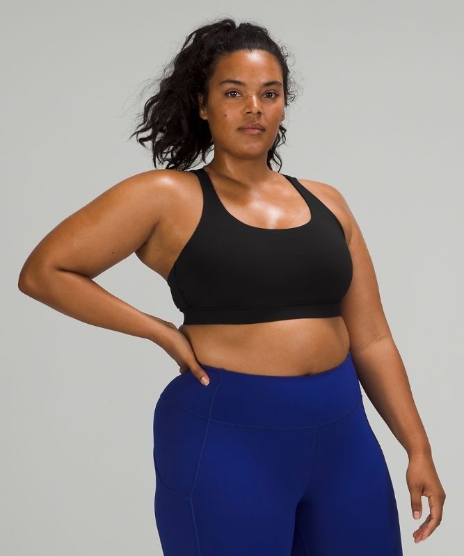 Lululemon Energy Bra Sport BH Dam Svarta | XGFZ-80691