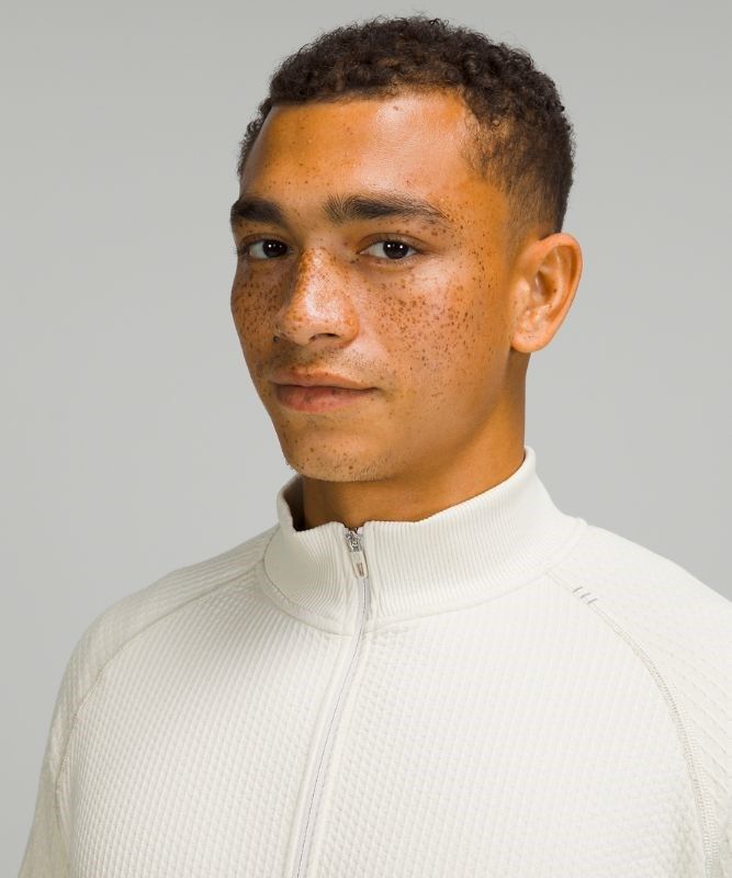 Lululemon Engineered Warmth Half-Zip Tröjor Herr Vita Vita | LPKZ-37045