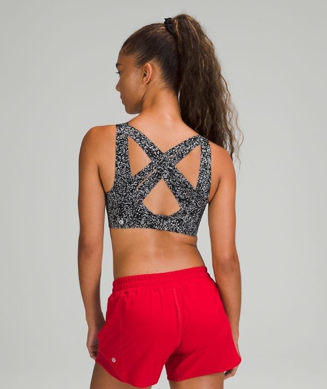 Lululemon Enlite Bra Weave Sport BH Dam Grå Svarta | ZAMK-56780