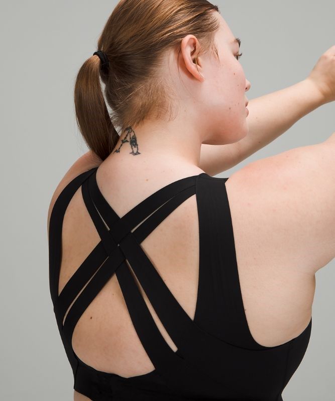 Lululemon Enlite Bra Weave Sport BH Dam Svarta | HQOT-03462