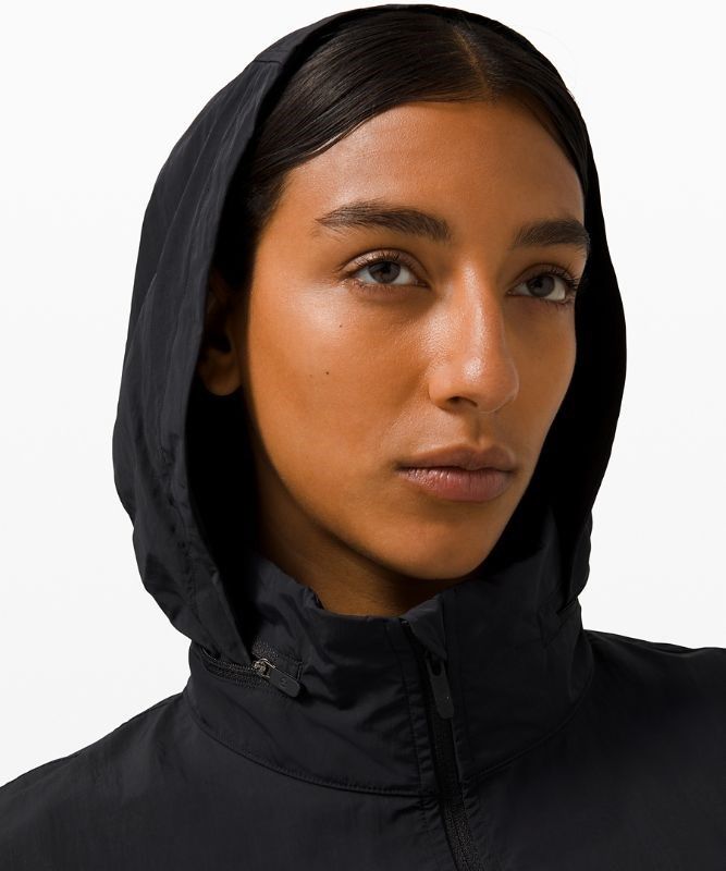 Lululemon Evergreen Anorak Jackor Dam Marinblå Svarta | UZLV-08721