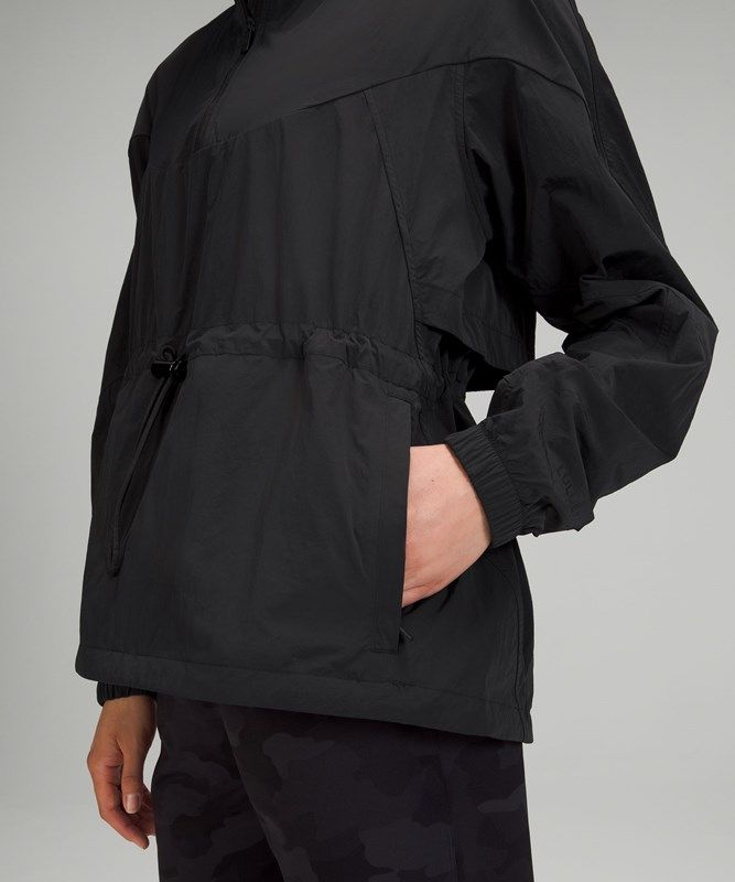 Lululemon Evergreen Anorak Jackor Dam Svarta | PYJH-51082