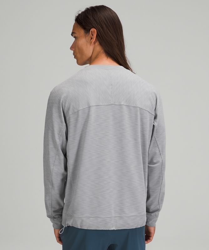 Lululemon Everlux Oversized Long Sleeve Crew Tröjor Herr Grå | NDTM-17629