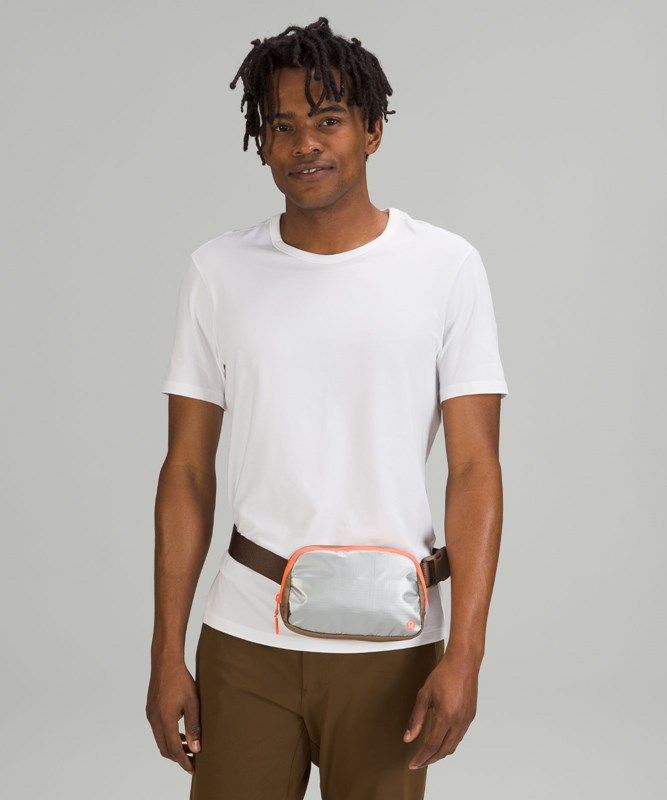 Lululemon Everywhere Belt Bag Väskor Accessories Silver Metal Bruna Orange | VFKJ-01679