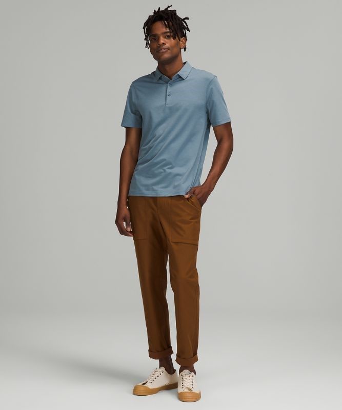 Lululemon Evolution Polo Blast Herr Blå | IYQD-46385