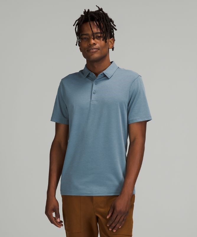 Lululemon Evolution Polo Blast Herr Blå | IYQD-46385