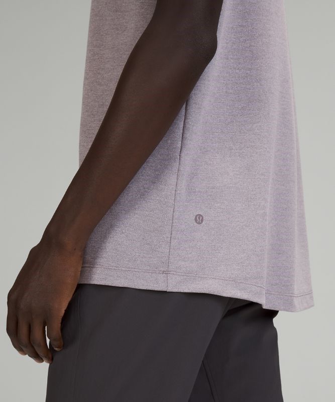 Lululemon Evolution Polo Blast Herr Heathered Lunar Rock | YJZB-32605