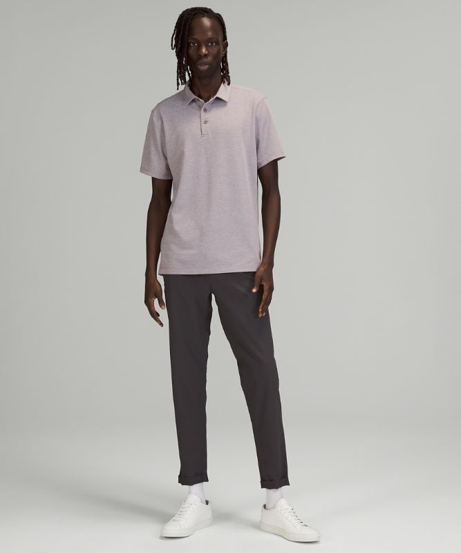 Lululemon Evolution Polo Blast Herr Heathered Lunar Rock | YJZB-32605
