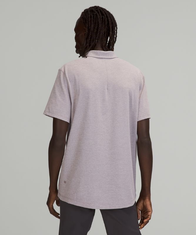 Lululemon Evolution Polo Blast Herr Heathered Lunar Rock | YJZB-32605