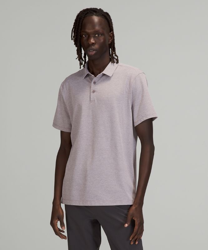 Lululemon Evolution Polo Blast Herr Heathered Lunar Rock | YJZB-32605