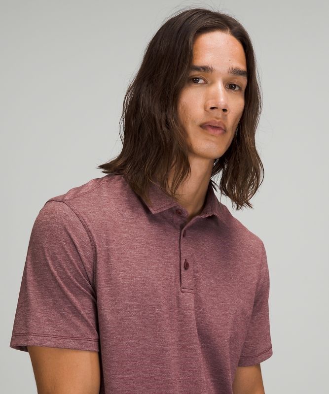 Lululemon Evolution Polo Blast Herr Röda Vinröda | GIUR-84251