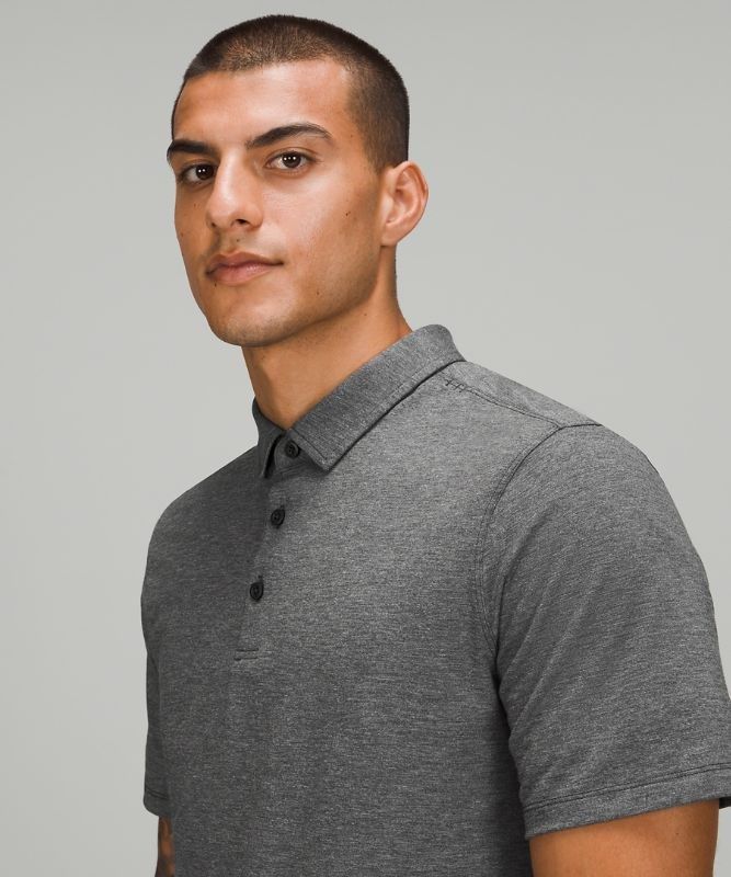Lululemon Evolution Polo Blast Herr Svarta | KAIT-20195